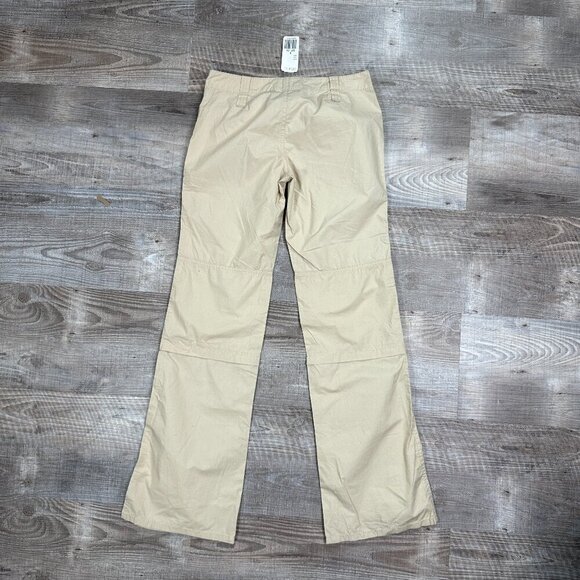 Y2K 90s Forever 21 Cargo Parachute Paratrooper Convertible Taupe Pants Sz Sx31" - Picture 7 of 11